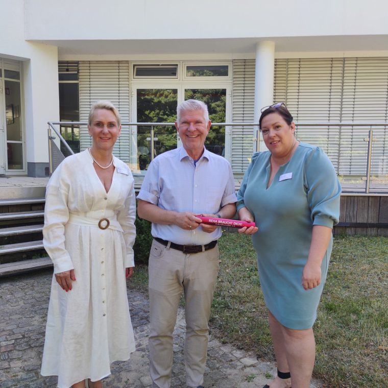 Staffelübergabe an Thomas Mix (SPD) in der Immanuel Klinik Märkische Schweiz