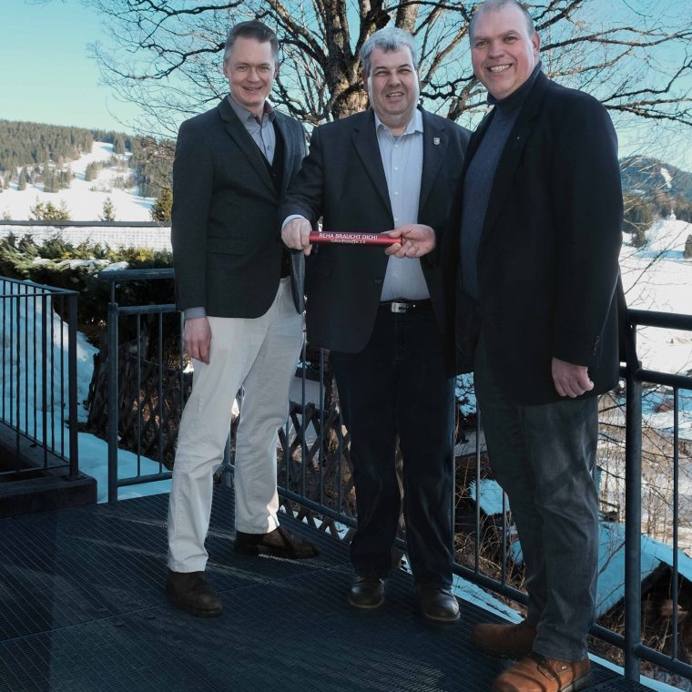 Staffelübergabe an Peter Schelshorn (CDU) in der Eltern-Kind-Fachklinik Tannenhof